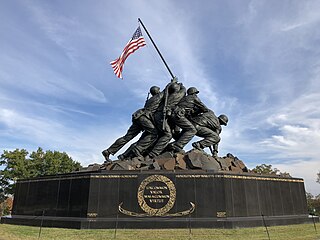 Marine Corps War Memorial National war memorial in Arlington, Virginia, United States
