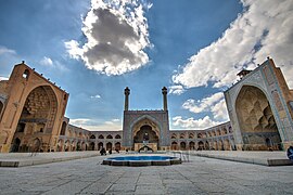 Arsitektur Persia: Masjid Jami di Isfahan (Iran)