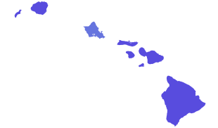 2018 Hawaii gubernatorial election results map by county.svg