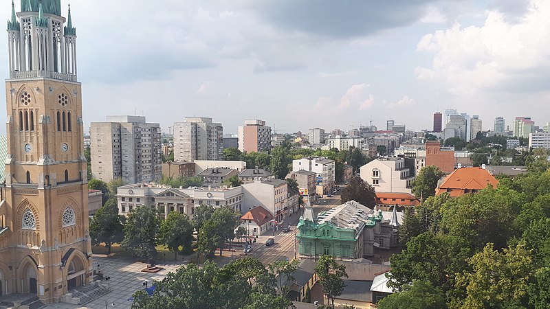 File:20190730 161646 View of Lodz 30-07-2019 Piotrkowska street.jpg