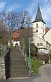Deutsch: Blick auf die katholische Kirche St. Martin im Mulfinger Ortsteil Ailringen.