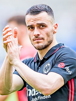 Kostić az Eintracht Frankfurtban 2022-ben