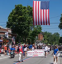 The front of the 231st Bristol Fourth of July Parade in 2016. 231st Bristol RI 4th of July Parade.jpg