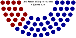 28. Repräsentantenhaus von Puerto Rico Struktur.svg