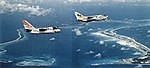 A-7E VA-195 refueling VS-33 S-3A over Diego Garcia 1981.jpg