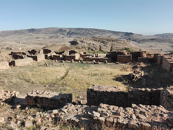 Remains of the palace at 'Ashir, the residence founded by Ziri ibn Manad