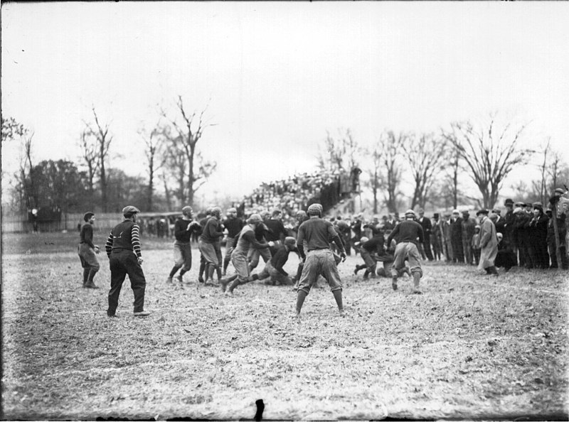 File:Action at Miami-Wilmington football game 1911 (3192311138).jpg