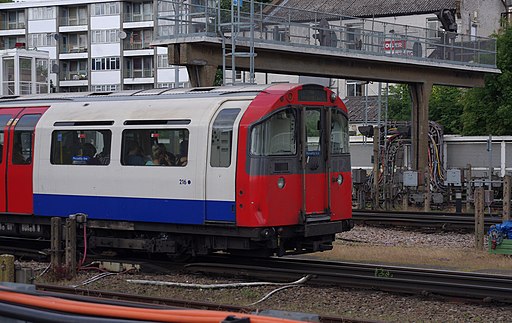 Acton Town tube station MMB 10 1973 Stock