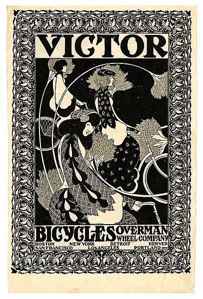 File:Advertisement, Overman Wheel Company, Victor Bicycles, Los Angeles (14170215356).jpg