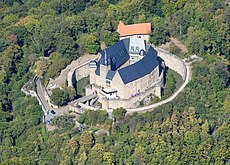 Aerial image of the Spangenberg Castle (view from the southwest).jpg