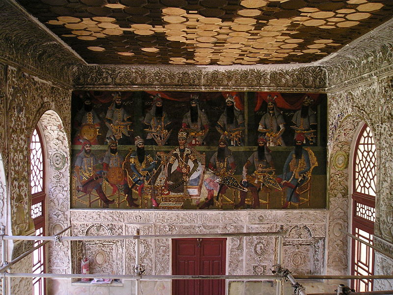 File:Agha Mohammad Khan Qajarpainting in Soleimaieh palace.jpeg