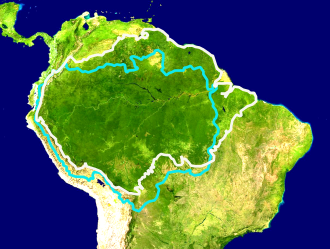 Beschreibung des Amazon Biome Outline map.svg Bildes.