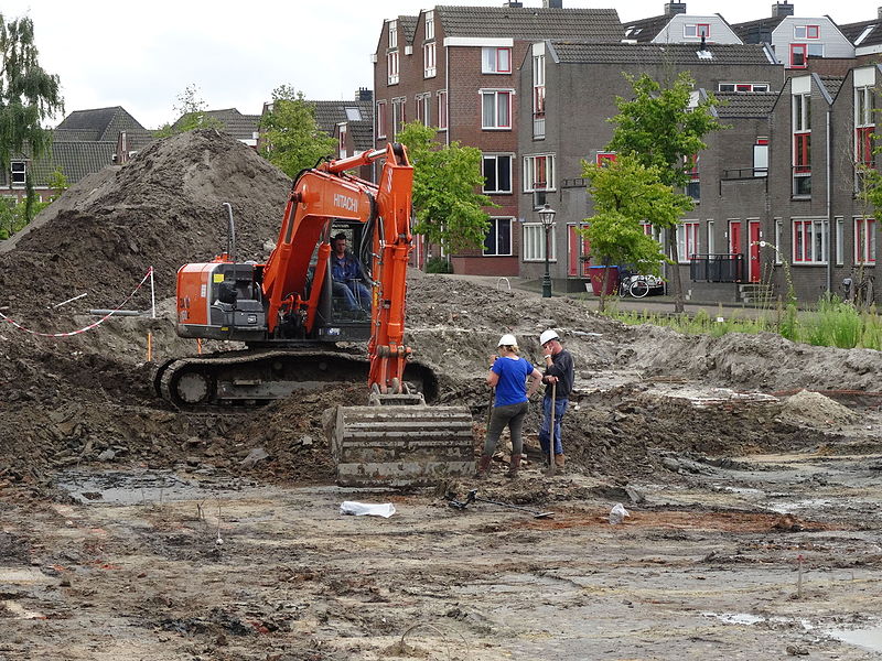 File:Archeologische opgravingen Lakenplein 1.JPG