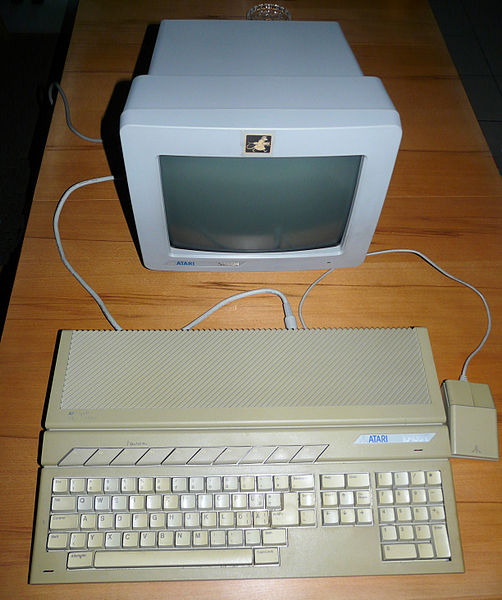 File:Atari 1040 STF + SM 124.JPG