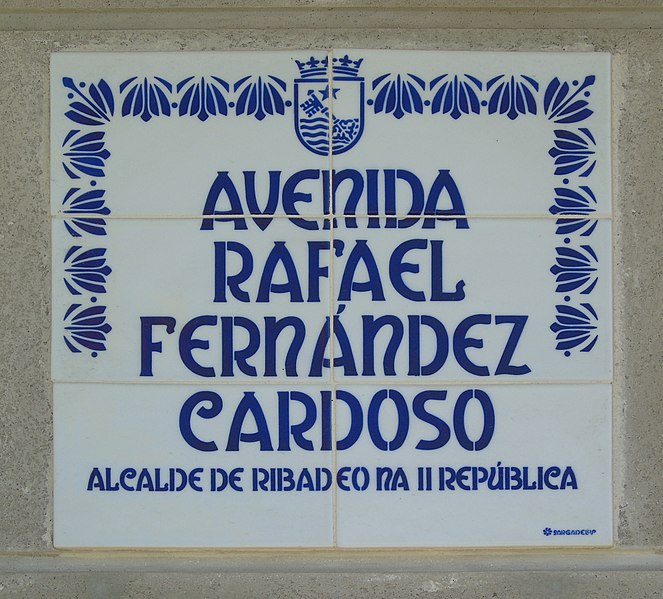 File:Avenida Rafael Fernández Cardoso.001 - Ribadeo.jpg