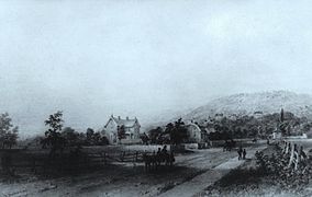 Avenue Greene, Westmount, 1872, peinture de James Duncan
