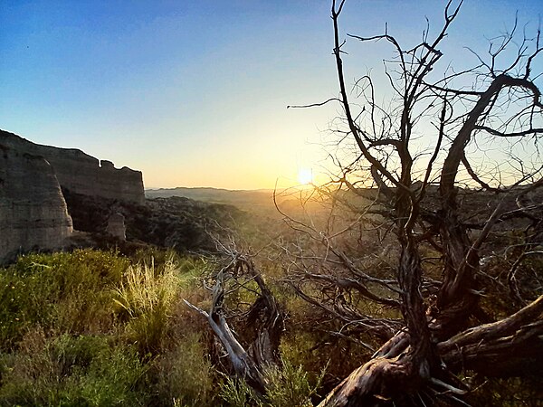 Akhar-Bakhar ridge. Qax State Nature Sanctuary. Photograph: Namikilisu