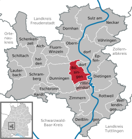 Bösingen - Localizazion