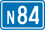 Miniatuur voor N84 (België)