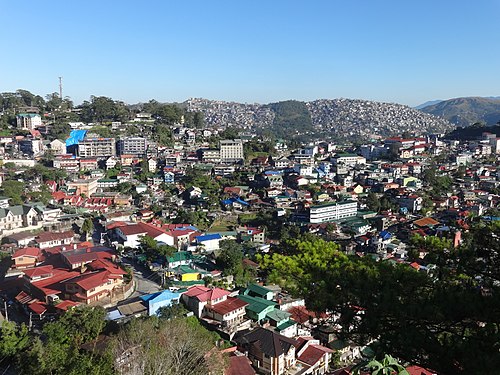 Baguio skyline from Dominican Hill
