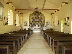 El interior de la Iglesia Parroquial de San Nicolás de Tolentino