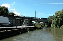 Road and rail bridges crossing the Bristol Harbour feeder canal, Barton Hill, Bristol Bartonhill.jpg