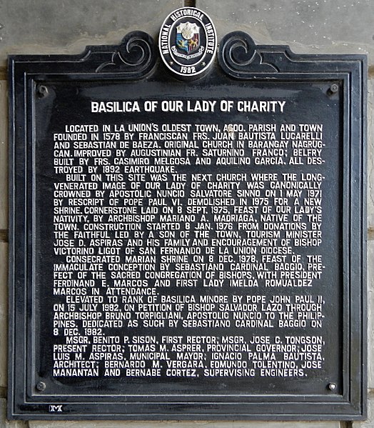 File:Basilica of Our Lady of Charity historical marker.jpg