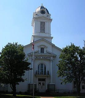 <span class="mw-page-title-main">Bath County, Kentucky</span> County in Kentucky, United States