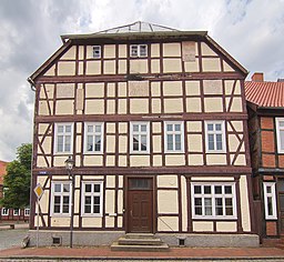 Baudenkmal Fachwerkwohnhaus mit Speicher Torstraße 1 in Dömitz IMG 8839