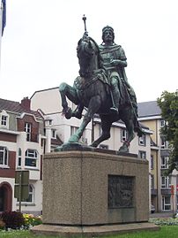 Boudewijn IX van Vlaanderen in Bergen.