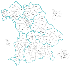 Liste Der Wahl- Und Stimmkreise In Bayern: Wahlkreise, Stimmkreise, Geschichte