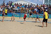 Deutsch: Deutsche Beachhandball-Meisterschaften 2022; Tag 3: 7. August 2022 – Frauen,Finale, Beach Bazis Schleissheim – Minga Turtles Ismaning 2:1 (20:26, 24:20, 8:6) English: German Beach handball Championships; Day 3: 7 August 2022 – Women Final – Beach Bazis Schleissheim Vs Minga Turtles Ismaning 2:1 (20:26, 24:20, 8:6)