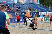 Deutsch: Beachhandball Europameisterschaften 2019 (Beach handball Euro); Tag 3: 4. Juli 2019 – Frauen, Hauptrunde Gruppe II, Deutschland-Spanien 1:2 (18:24, 24:14, 8:9) English: Beach handball Euro; Day 3: 4 July 2019 – Women Main Round Group II – Germany-Spain 1:2 (18:24, 24:14, 8:9)