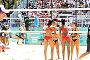 Deutsch: Beachvolleyball bei den Olympischen Jugendspielen 2018; Tag 9, 15. Oktober 2018; Mädchen, Viertelfinale: Italien-China 2–0 (21–16/21–9) English: Beach volleyball at the 2018 Summer Youth Olympics at 15 October 2018 – Girls Quarterfinals: Italy-China 2–0 (21–16/21–9)