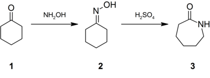 Synthese van caprolactam