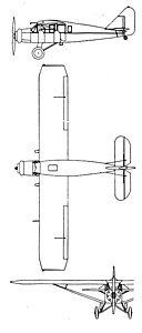 Bellanca CH-300 Pacemaker 3-view L'Aerophile October 1932.jpg