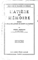 Livre:Bergson - Matière et mémoire.djvu - Wikisource