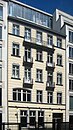 Berlin, Mitte, Mittelstrasse 7-8, historic tenement house, Dussmann cultural department store.jpg