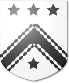 Escutcheon of the Davis baronets of Hollywood Blazon of Davis Baronets of Hollywood (1845).svg