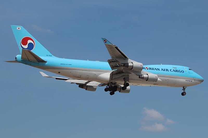 File:Boeing 747-4B5(ER-F) Korean Air Cargo HL7602, FRA Frankfurt (Rhein-Main), Germany PP1375124808.jpg