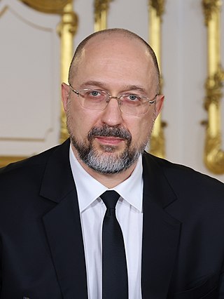 <span class="mw-page-title-main">Prime Minister of Ukraine</span> Head of government of Ukraine
