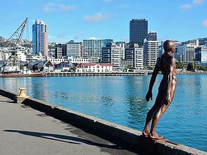 Wellington, like Melbourne, has also been ranked as the most liveable city by Deutsche Bank twice in a row, and also has the least pollution of any ranked city. Brave Sculpture (26650993655).jpg