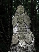 Bruderholz Denkmal im Reinacher Wald, Standort, Hohle Gasse-Spitzenhägiweg (3).jpg