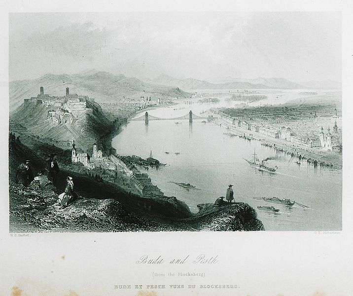 File:Buda and Pesth, (from the Blocksberg) Bude et Pesth vues du Blocksberg - Pardoe Julia - 1839.jpg