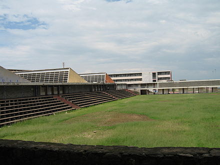 The stadium at the Bujumbura University