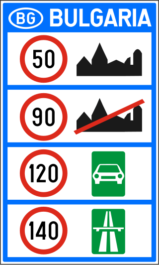 <span class="mw-page-title-main">Speed limits in Bulgaria</span>