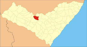 Kart over Cacimbinhas