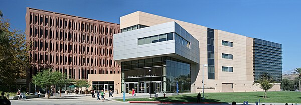 Main entrance of the Cal Poly Pomona University Library