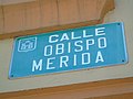 Obispo Mérida Calle