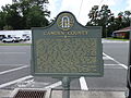 Camden County historical marker